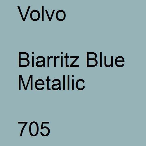 Volvo, Biarritz Blue Metallic, 705.